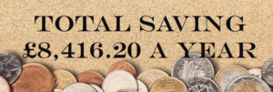 Total savings amount