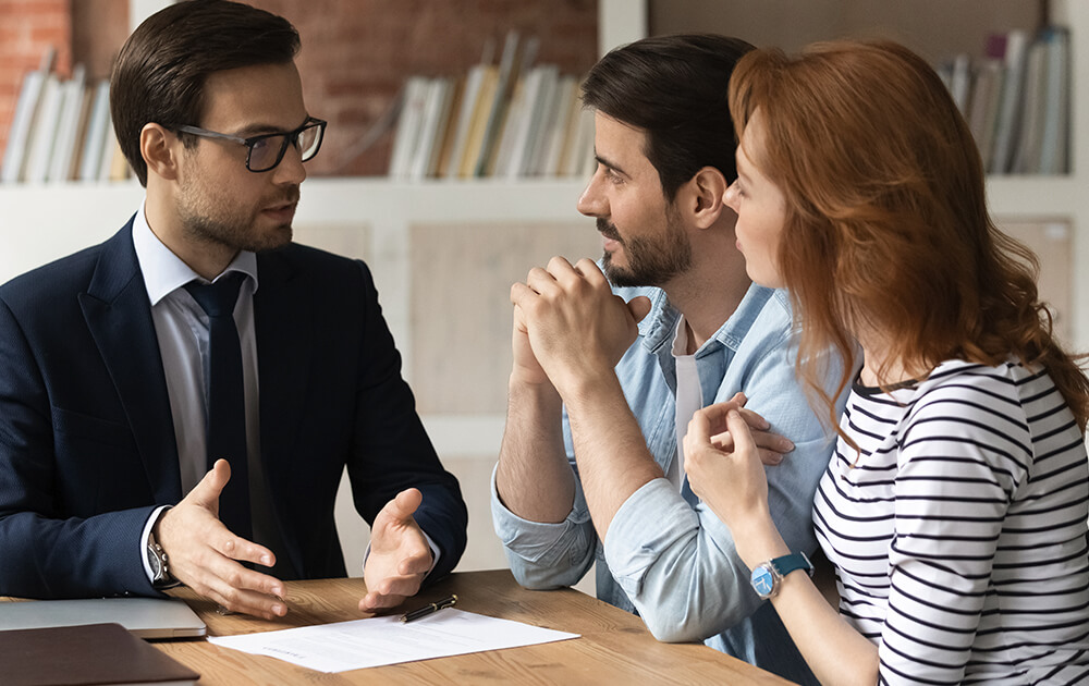 talking to loan lender